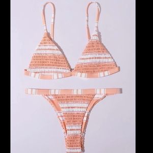 Peach Coral Bikini